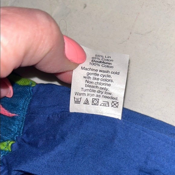 J.CREW Cotton/Linen Pink Blue Red Yellow & Green Floral Print Mini Skirt Sz 2💐🌺🌷 - Picture 9 of 16